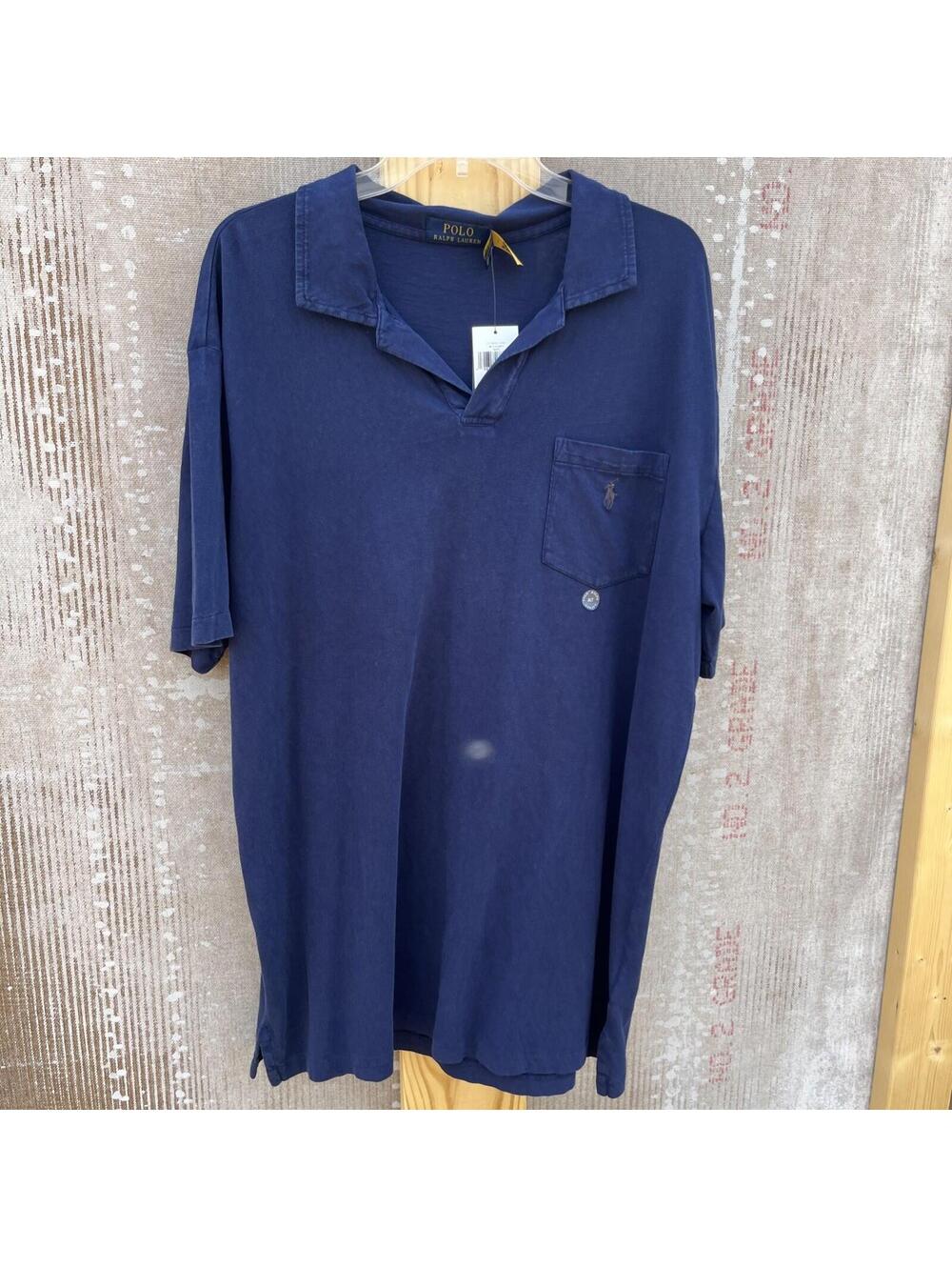 NEW - Ralph Lauren Classics Polo Shirt Big & Tall Mens Size XLT - Navy $138 MSRP